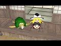 【東方mmd】 　見下ろす者とゆっくり　【touhou】