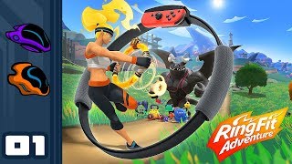 Let's Play Ring Fit Adventure - Nintendo Switch Gameplay Part 1 - ABSOLUTE FITNESS