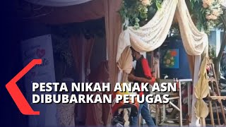 Langgar PPKM, Resepsi Pernikahan Dibubarkan Petugas