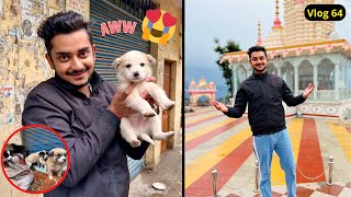 kitana Cute Puppy Hai | Awah Devi Mata Mandir Trip | Vlog 64