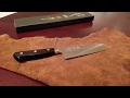 Takamura Nashiji 165mm Japanese Santoku Kitchen Knife 