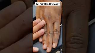 🔥Get Fair Hand In 15 Minutes|Hand Whitening pack|Tanning Free Hand😮#shorts #manicure #viral