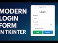 Build a Beautiful Login System in Tkinter with SQLite (Step-by-Step for Beginners)