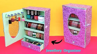 How to make Bangle Stand using Flipkart Cardboard Box| Best out of waste| DIY Jewellery Organizer