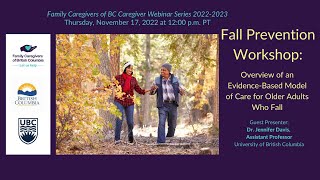 Fall Prevention Workshop: Overview of an Evidence-Based Model of Care for Older Adults Who Fall