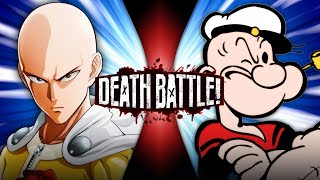 Saitama VS Popeye (One-Punch Man VS Thimble Theatre) | DEATH BATTLE!