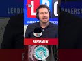 reform beat labour in the polls for the first time lbc