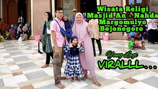 Wisata Masjid An - Nahda Margomulyo Bojonegoro Di Hari Minggu Sangatlah Ramai Pengunjung