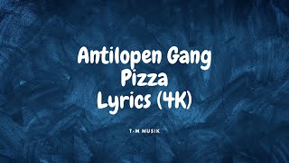 Antilopen Gang - Pizza [Lyrics 4K] | T-M Musik