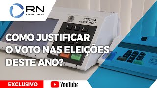 Record News Explica: como justificar o voto nas eleições deste ano?