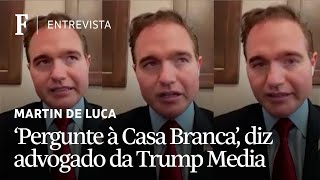 'É excelente pergunta para a Casa Branca', diz advogado de Trump Media sobre ação contra Moraes