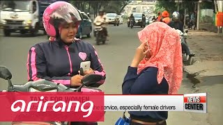 Women-only taxi motorbikes take off in Indonesia