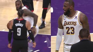 LBJ YELLS BACK AT DILLION BROOKS "U WONT EVER LEARN TO SHUT THE F UP!"