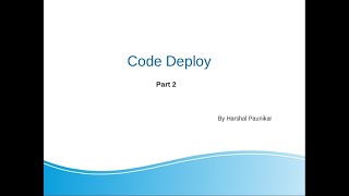 Register on premise Instance with CodeDeploy
