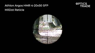 Athlon Argos HMR 4-20x50 SFP Reticle MilDot | Optics Trade Reticle Subtensions