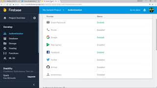 How to enable Twitter SignIn in a Firebase App?