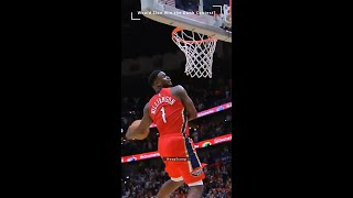 🤯 Zion in the DUNK Contest! #nba #nbahighlights #basketball