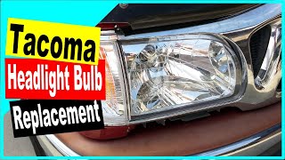 Tacoma Headlight Bulb How to Replace 2001 2002 2003 2004 Toyota
