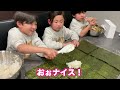 【節分】長さ１mの超巨大恵方巻きを作ったらとんでもないことになったwww