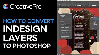 InDesign: How to Convert InDesign Layers to Photoshop Layers (Video Tutorial)