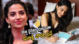 కొత్త డైరెక్టర్ల చూపంతా మీనాక్షి చౌదరి పైనే 😍 Special Video On Meenakshi Chowdary