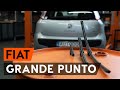 How to change wipers blades / window wipers FIAT PUNTO 199 [TUTORIAL AUTODOC]