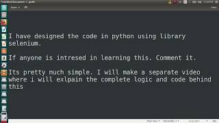 Webforms automatic filling using python - selenium script