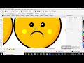 cara mudah buat emot lucu di corel draw