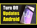 How to Turn Off Auto System Update on Android 13 Phone (Fast Tutorial)