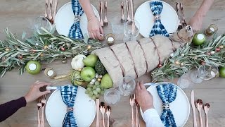 Modern Harvest Thanksgiving Tablescape