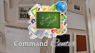 SMALL COMMAND CENTER WITH DOLLAR TREE PRODUCTS!
