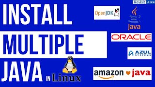 Install multiple jdk in ubuntu or linux | switch Java version | JDK 16 | #RevisitTech