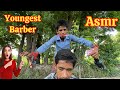 Asmr youngest barber in the world fast haircut