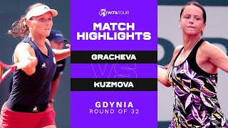 Varvara Gracheva vs. Viktoria Kuzmova | 2021 Gdynia Round of 32 | WTA Match Highlights