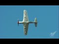 p 51 mustang fighter screams by at less than 100 feet great sight and sound.