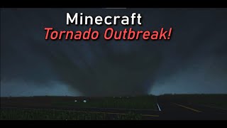 Simulating A Tornado Outbreak In Minecraft!