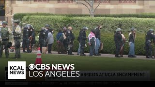 Protesters continue to be arrested on the UCLA campus