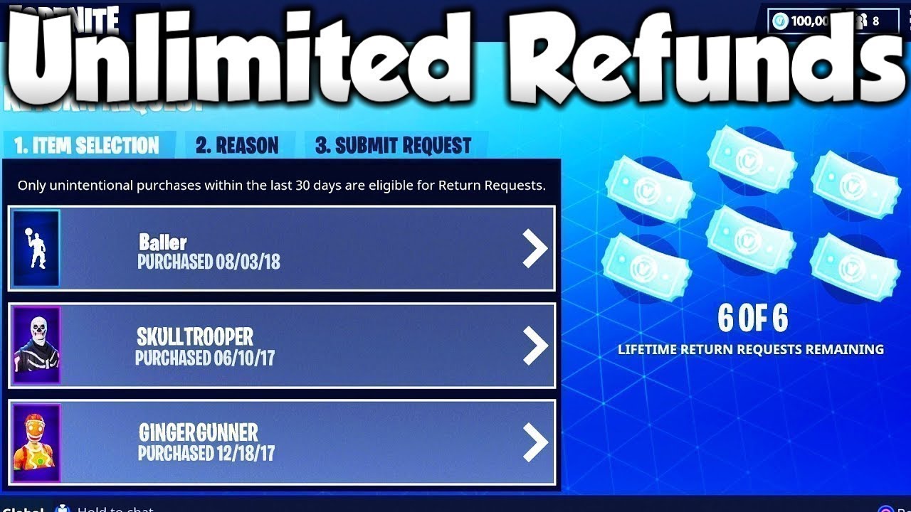 *GLITCH* How To Get UNLIMITED Refunds In Fortnite (New Method) - YouTube