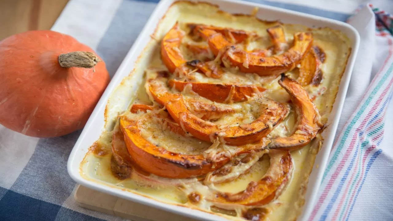 Recette : Gratin De Potimarron Et Patate Douce - YouTube