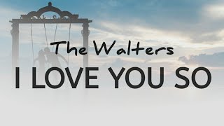 THE WALTERS - I LOVE YOU SO (LYRICS) || Cover by Kemal David