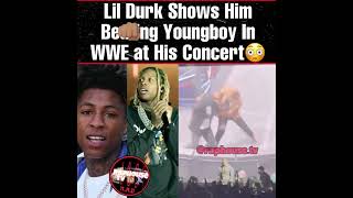 Lil Durk Shows Him Beating NBA Youngboy In WWE at His Concert😳