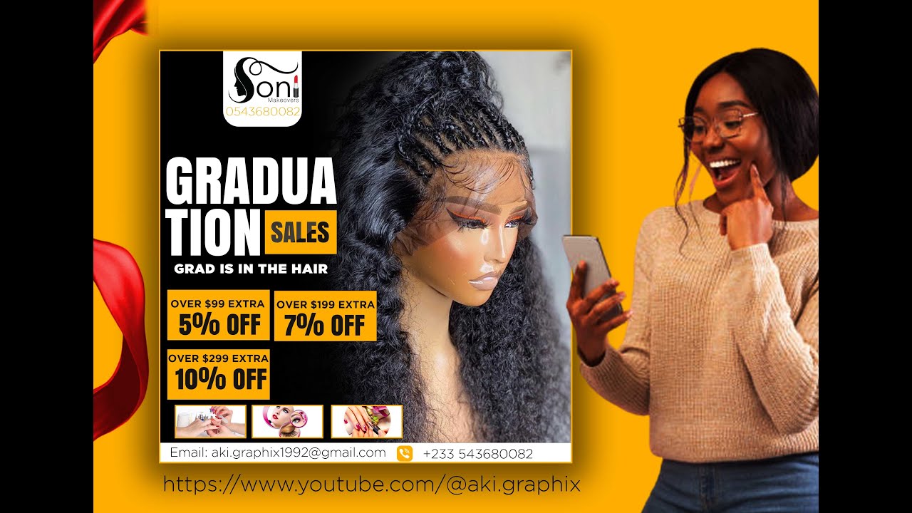 Graduation Flyer Tutorials Youtube