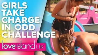 Boys get on all fours in 'Doggy Style' challenge | Love Island UK 2019