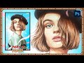 [ Photoshop Tutorial ] Vexel Art Style Editing in Photoshop [ PART 7 - HAIR ]