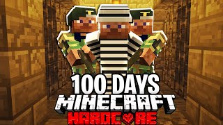100 Days in a Hardcore Minecraft PRISON BREAK...