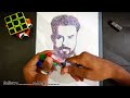 tovino pen drawing പേന ഉപയോഗിച്ച് ടോവിനോയുടെ ചിത്രം വരക്കാം tovino thomas