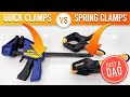 IRWIN Quick-Grip Clamps vs TOLESA Spring Clamps COMPARISON