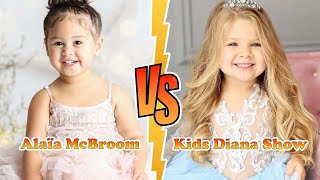 Kids Diana Show VS Alaïa McBroom (The ACE Family) Transformation 👑 New Stars From Baby To 2023