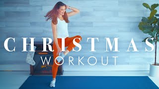 Christmas Walking & Dance Workout  // Cardio & Strength with Weights!