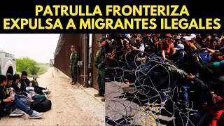 ¡MIGRANTES YA NO PUEDEN PASAR A EE.UU! PATRULLA FRONTERIZA LOS EXPULSA